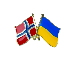 Norway - Ukraine Friendship Pin