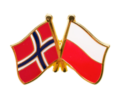 Norway - Poland Friendship Pin