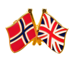Norway - Great Britain Friendship Pin