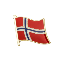 Norwegian Flag Enamel Pin