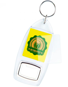 Bottle Opener Acrylic Keychain 46 x 96mm