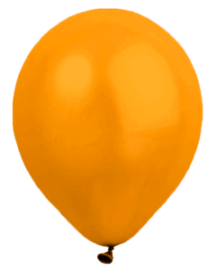 Orange balloons without print