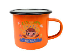 Enamel mugs UV-printed standard color combinations