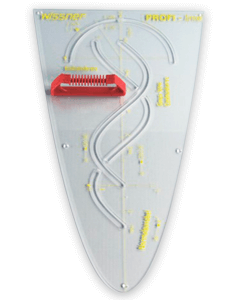 Large Parabolic Sine Cosine Tangent Ruler, 50 cm, Magnetic