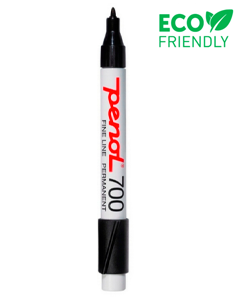 Penol 700 Eco Marker Pen, 1.5 mm Tip, Black