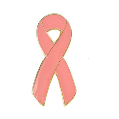 Pink Ribbon Enamel Pin