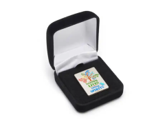 Small velvet box for pins - 42mm x 42mm x 27mm