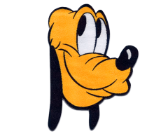 Pluto Disney Iron-On Patch