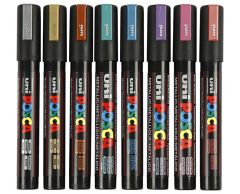 Posca Markers Metallic Colors, 8-Pack