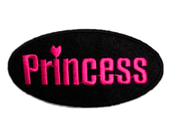 Princess Iron-on Patch, Oval