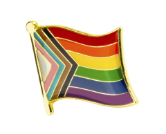 Progress Pride Rainbow Flag Pin - LGBT