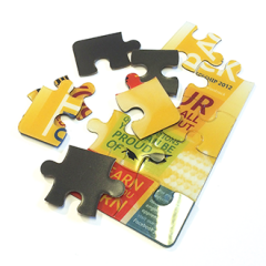 Magnet puzzle jigsaw game