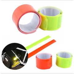 Reflective snap bands