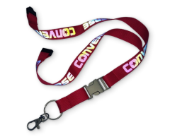 Lanyard with Reflective Rainbow Print