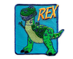 Rex Toy Story Iron-On Patch