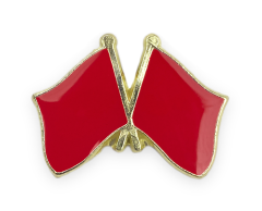 Red Flag Pin: Labor Movement Banners