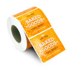 Stickers on a Roll - Digitally Printed in CMYK