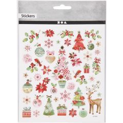 Christmas Stickers on Sheets