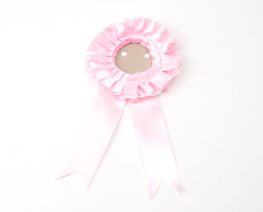 Rosettes for 56mm badges - Pink