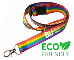 Recycled Plastic RPET Lanyard - Fast Production