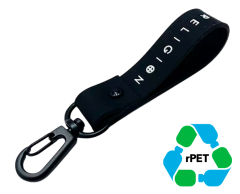 Genbrugt plast nøglering
