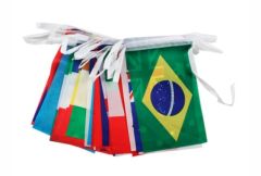 Flag Garland with Flags - Available in Multiple Lengths and Sizes
