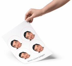 Custom Design Tool for 89mm Round Badges