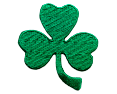 Shamrock Clover Fabric Patch for Clothing