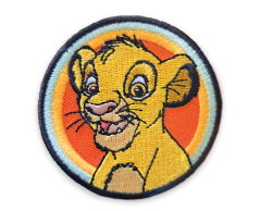 Simba Circular Iron-On Patch, The Lion King