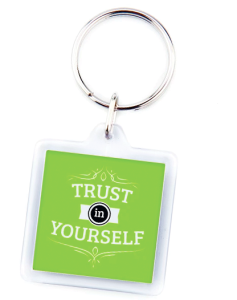 Square Acrylic Keychain 39 x 45mm