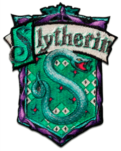 Slytherin Crest Iron-On Patch, Harry Potter
