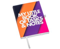 Softcover notebook with full-color print, A6
