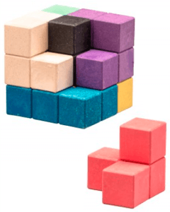 SOMA Cube in 7 Colors - Learn About Geometry