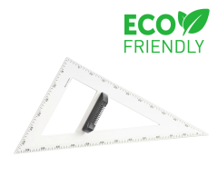 Large Triangular Chalkboard Ruler, 60°, Magnetic, 60cm