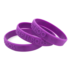 Embossed Silicone Wristbands