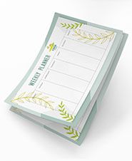 A3 and A2 Notepads - Custom Printed