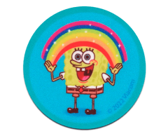 SpongeBob SquarePants Round Iron-On Patch