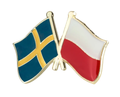 Sweden - Poland Friendship Pin
