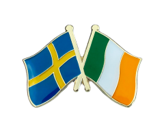 Sweden - Ireland Friendship Flag Pin