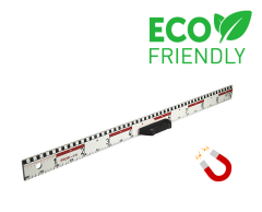 Large Magnetic Whiteboard Ruler, 100cm, RE-Plastic