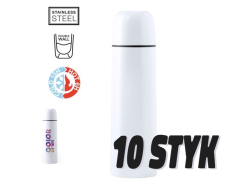 10 pcs thermos bottles with custom design