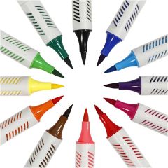 Sketch Marker Dual Tip Set, 12 pcs.